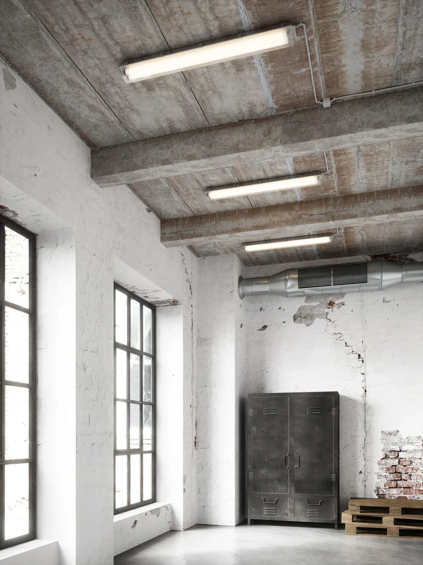 Works 10W/18W/24W LED Batten Light Fitting - Image 3
