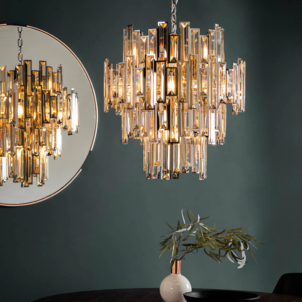 Wright 12/15Lt LED Crystal Ceiling Light - Image 4