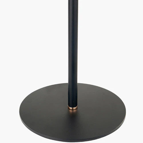 Xena Black and Rose Gold Metal LED Table Lamp - Image 4