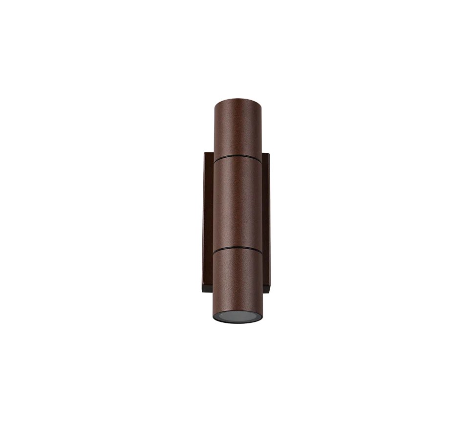 Yamuna Up/ Down Outdoor Wall Light- Rusty/ White/ Anthracite Finish - Image 16
