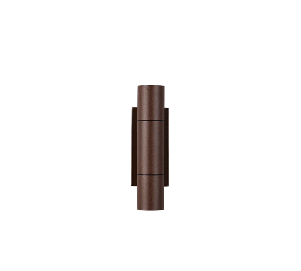 Yamuna Up/ Down Outdoor Wall Light- Rusty/ White/ Anthracite Finish - Image 17