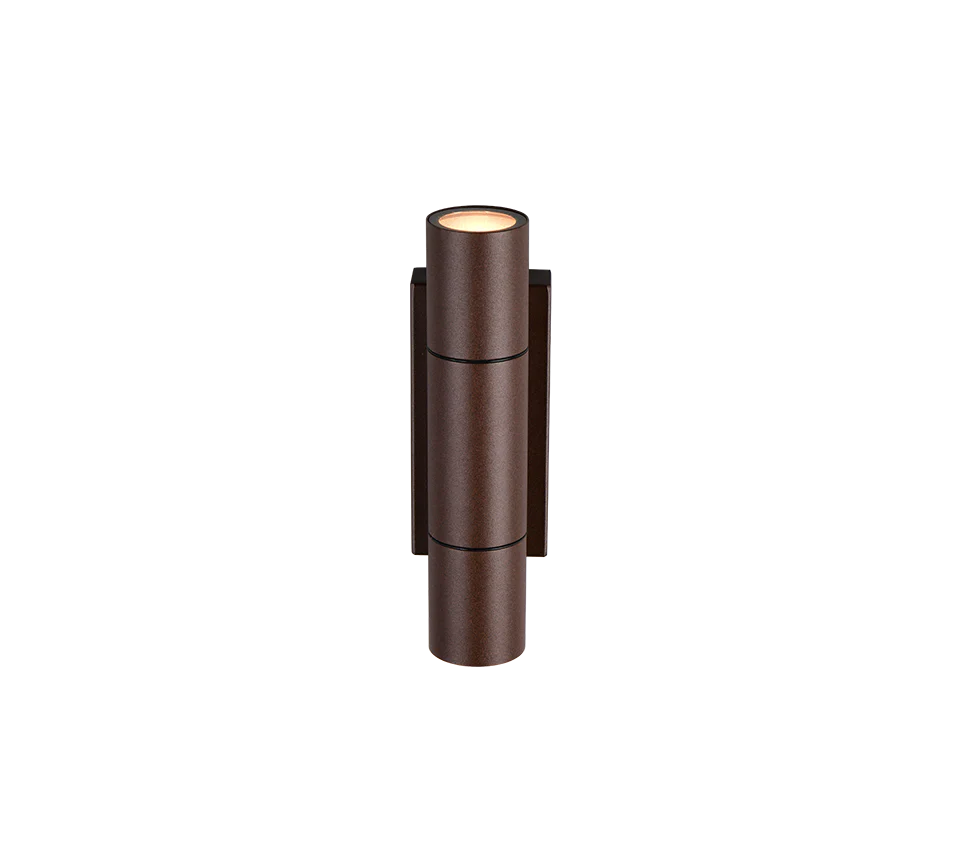Yamuna Up/ Down Outdoor Wall Light- Rusty/ White/ Anthracite Finish - Image 21