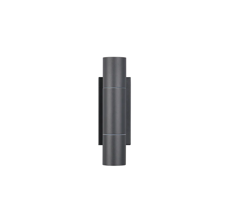 Yamuna Up/ Down Outdoor Wall Light- Rusty/ White/ Anthracite Finish - Image 5