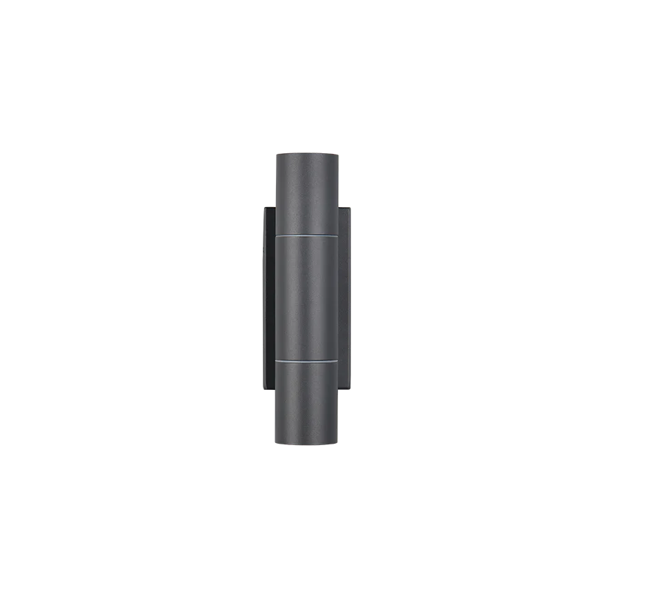 Yamuna Up/ Down Outdoor Wall Light- Rusty/ White/ Anthracite Finish - Image 9