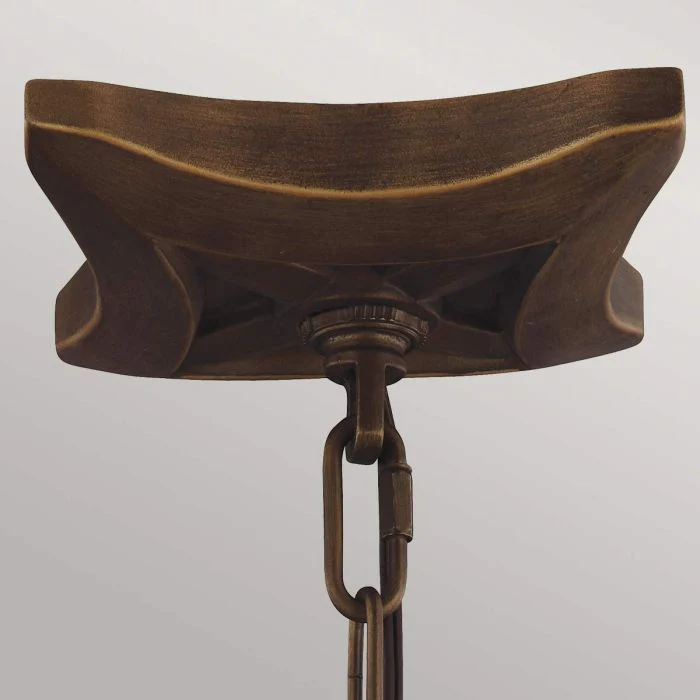 Yarmouth 3/4/6 Light Pendant - Painted Aged Brass - Image 4