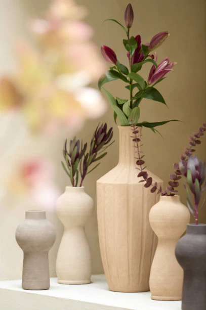 YECLA Vase Deco - Ceramics Light Peach - Image 4