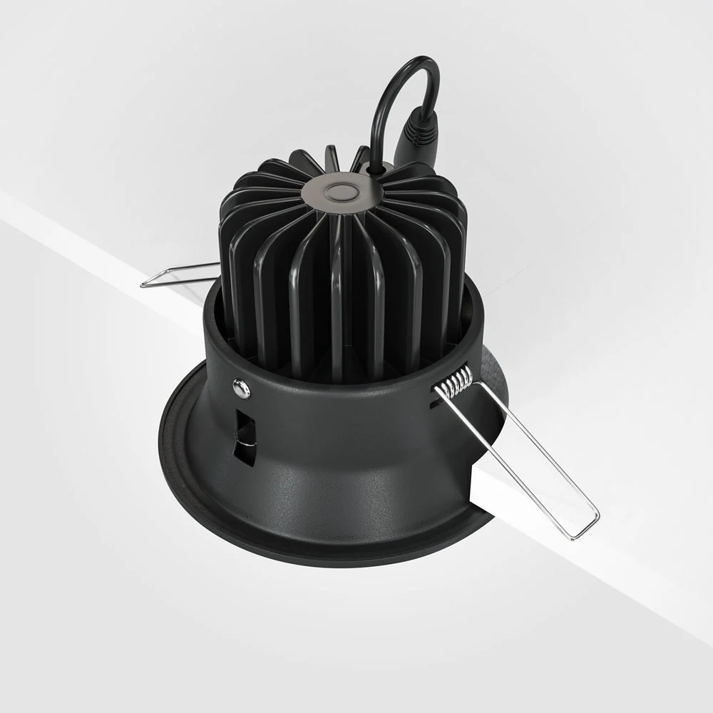 Yin Downlight 9W/12W - Black/White Finish - Image 5