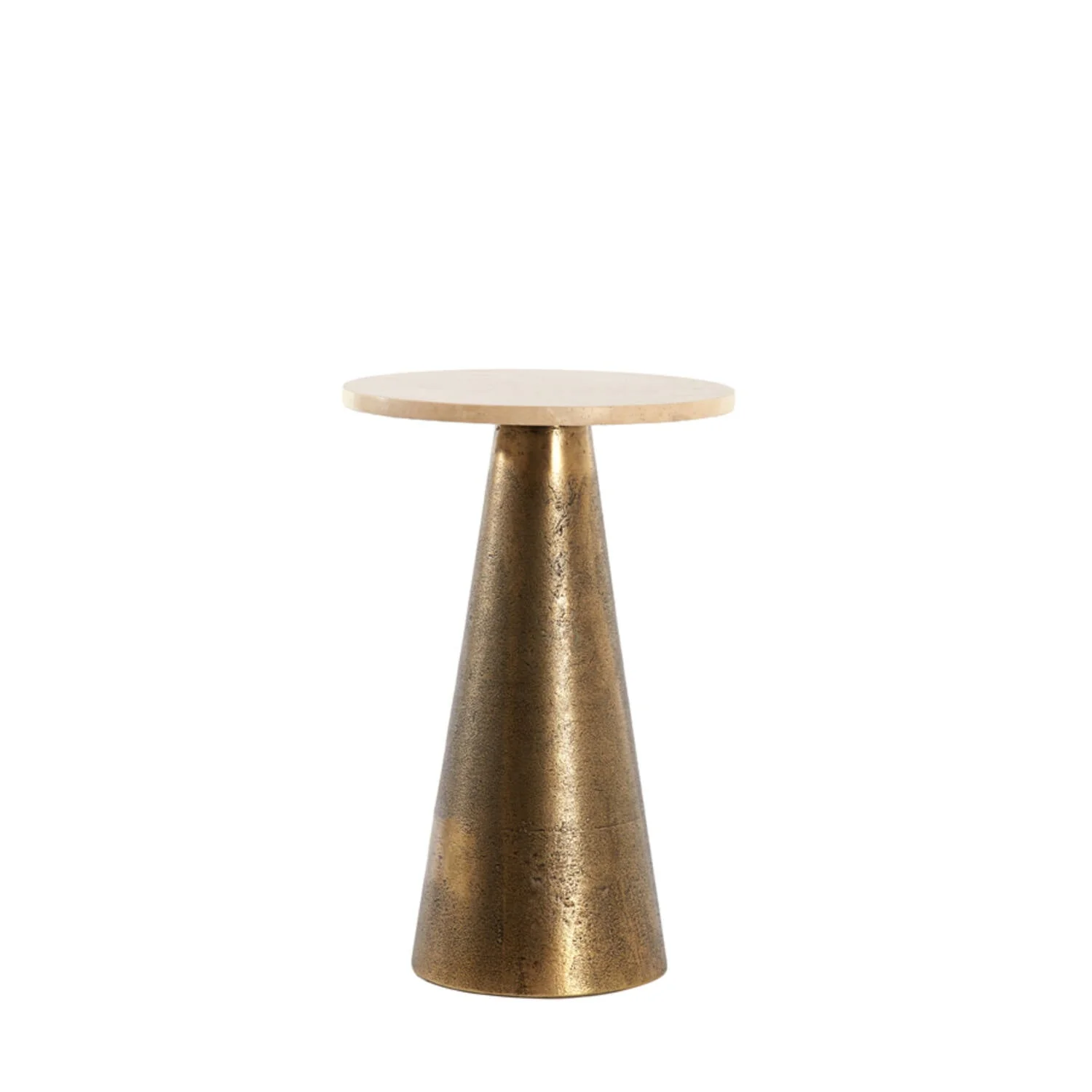 Ynez Travertine Medium/Large Side Table - Image 6