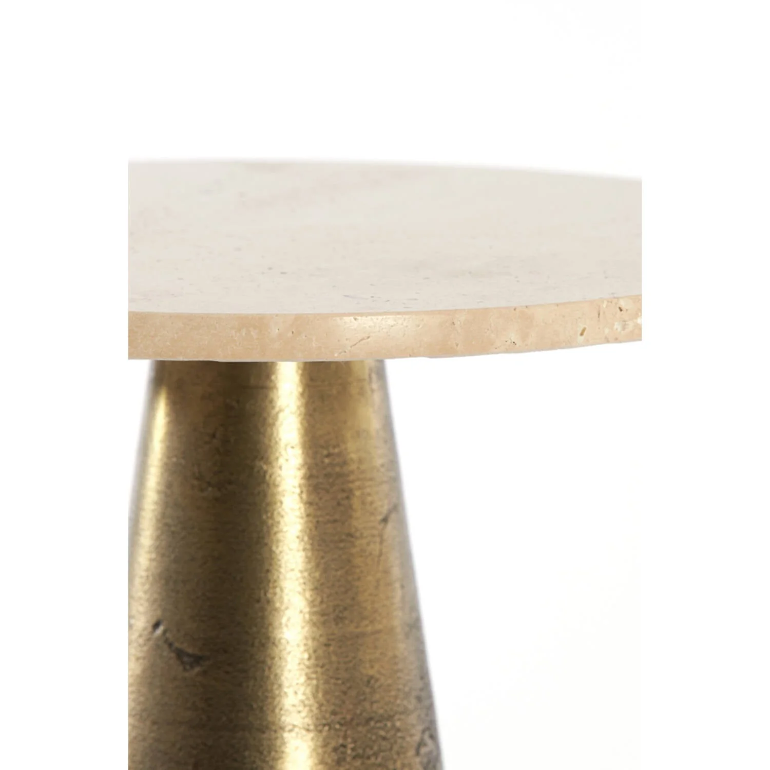 Ynez Travertine Medium/Large Side Table - Image 7