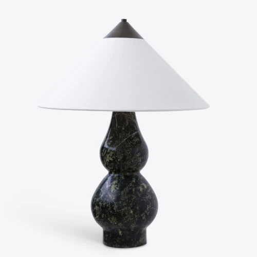 Yuki Table Lamp- Beige/ Green Finishes - Image 2