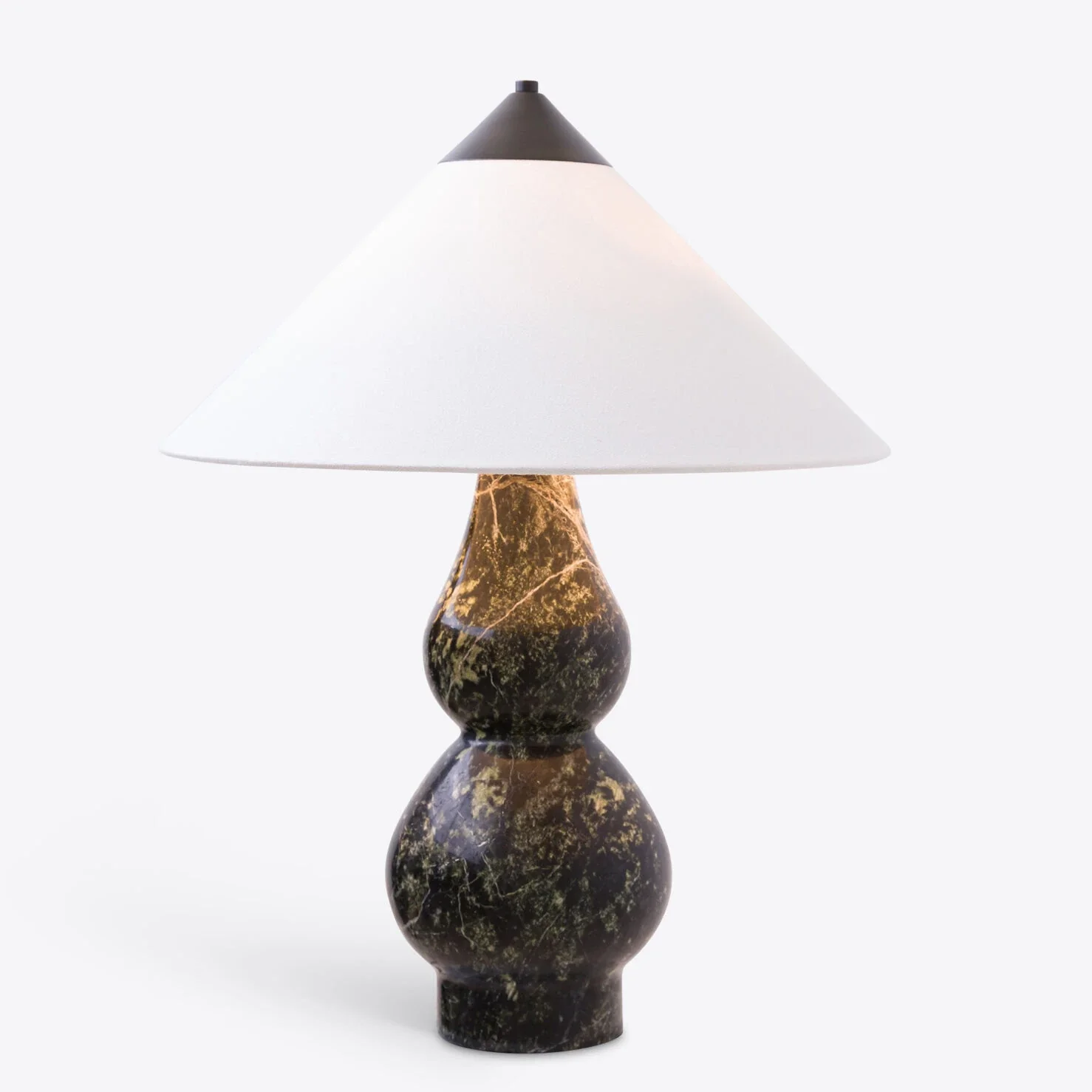 Yuki Table Lamp- Beige/ Green Finishes - Image 5
