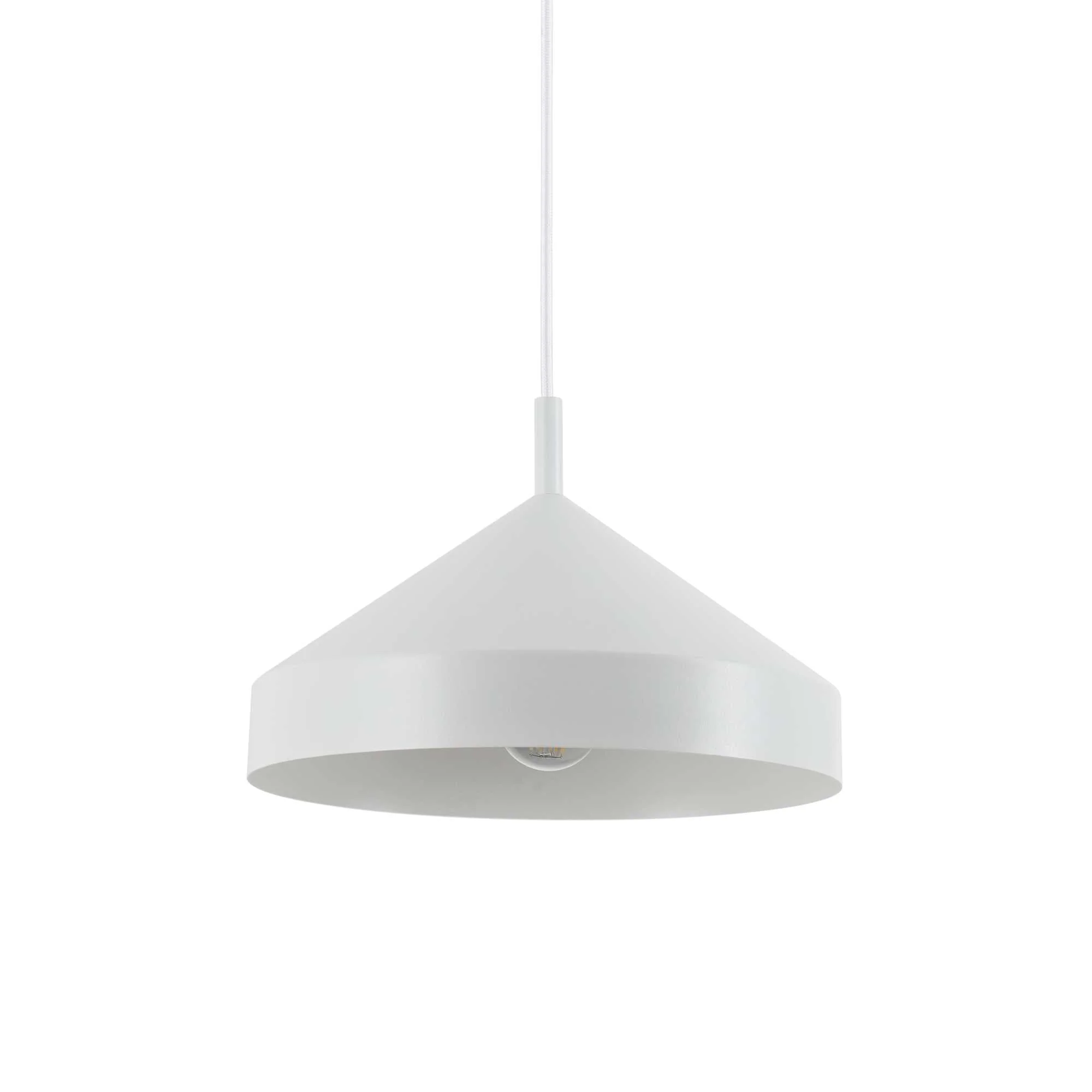 Yurta Pendant Light - White/Black Finish - Image 3