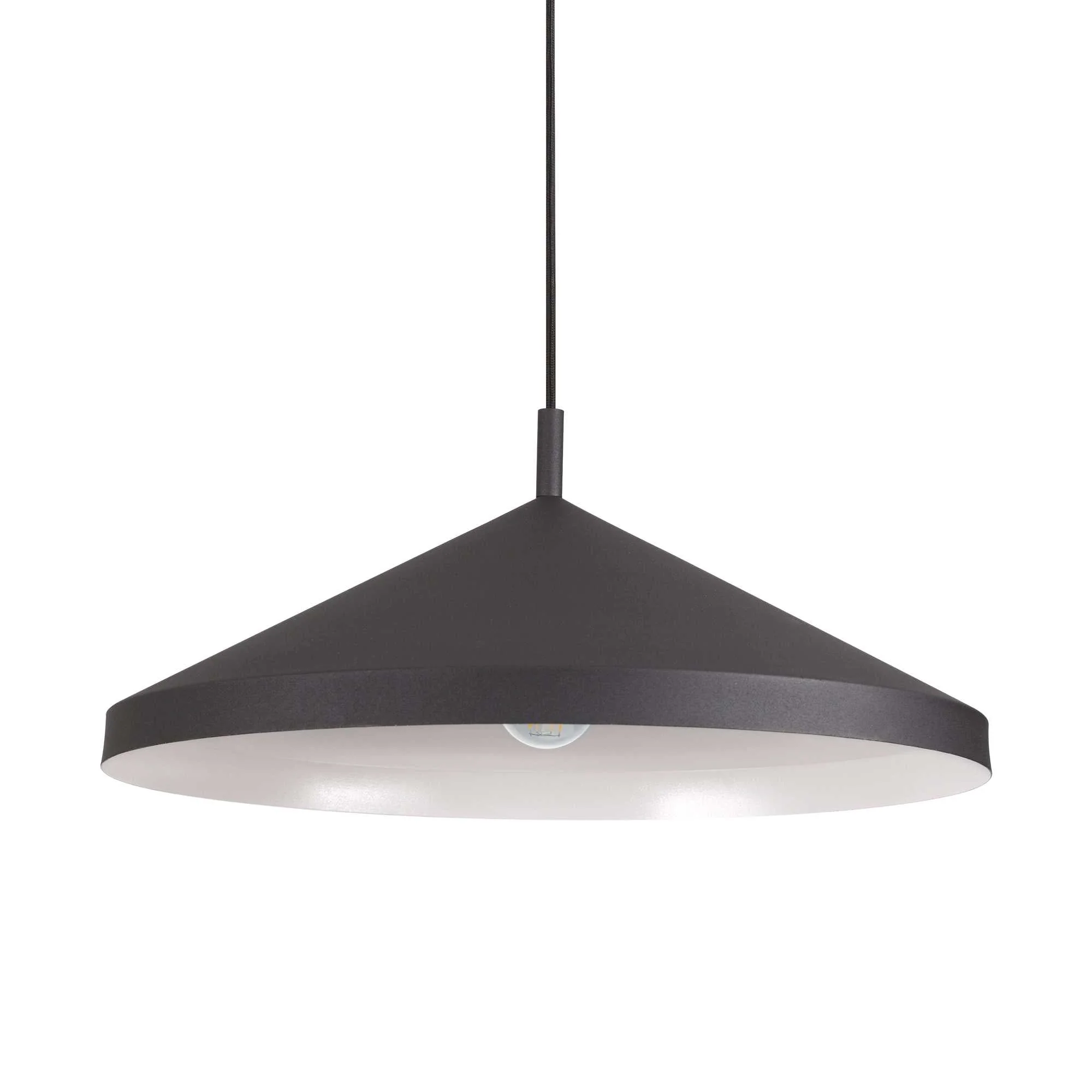 Yurta Pendant Light - White/Black Finish - Image 6
