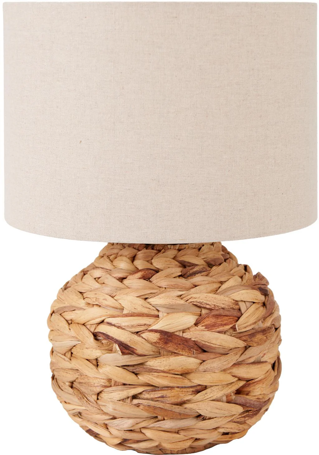 Zadi Natural Plaited Water Hyacinth Table Lamp - Image 2
