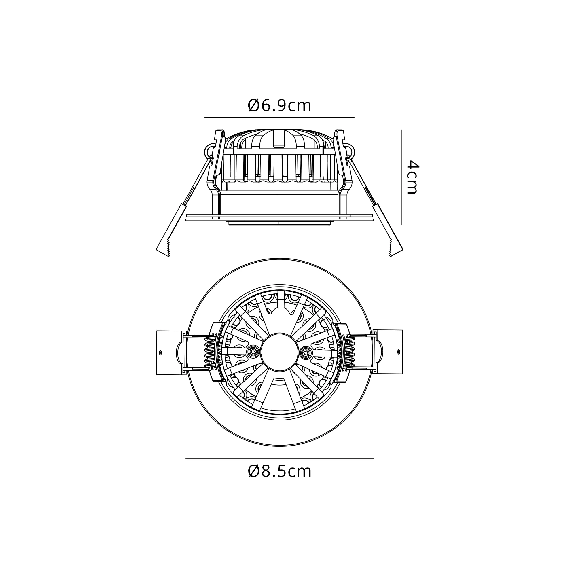Zarya 4/6/8W 4CCT IP65 Fire-Rated Downlight - Various Colours - Image 30