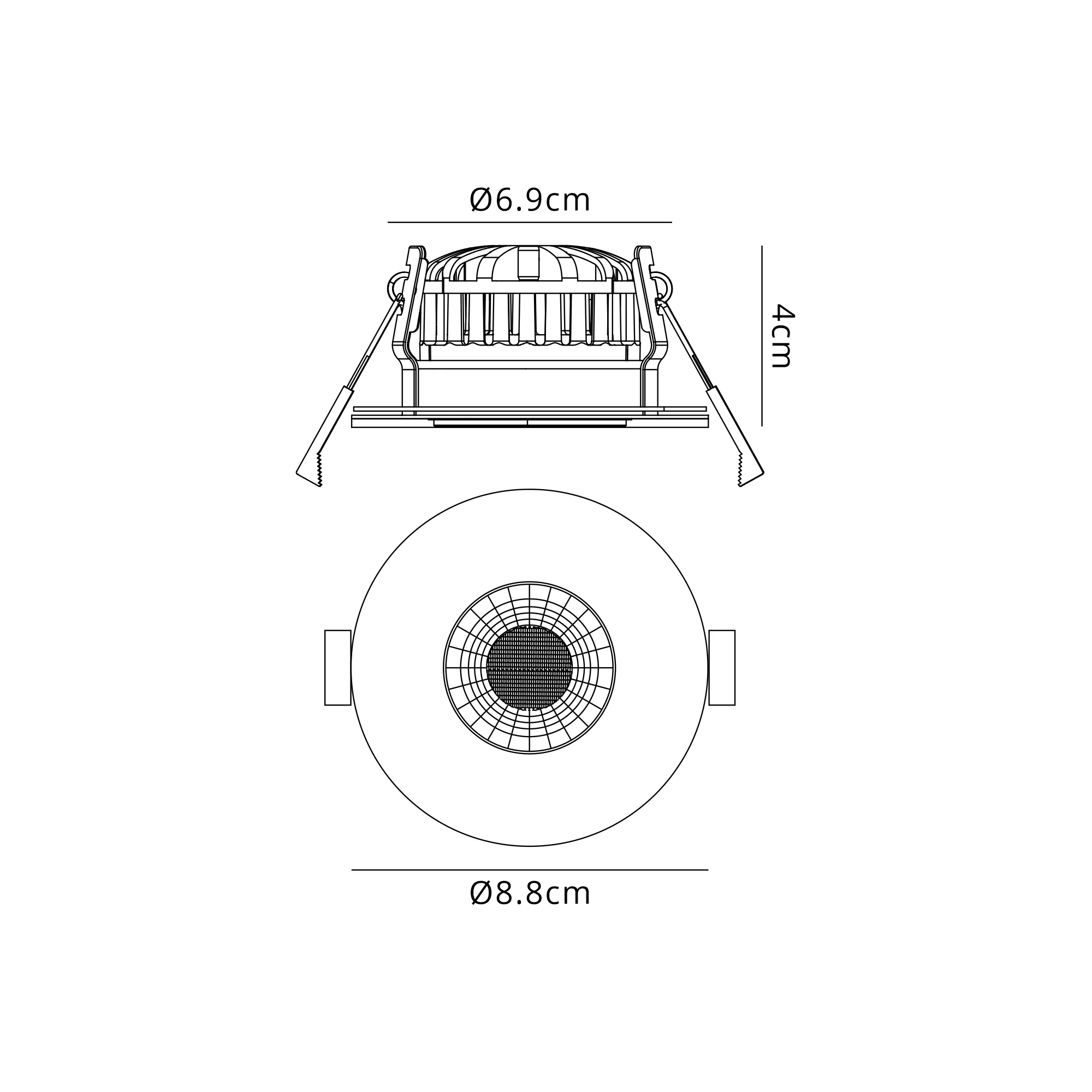Zarya 4/6/8W 4CCT IP65 Fire-Rated Downlight - Various Colours - Image 31