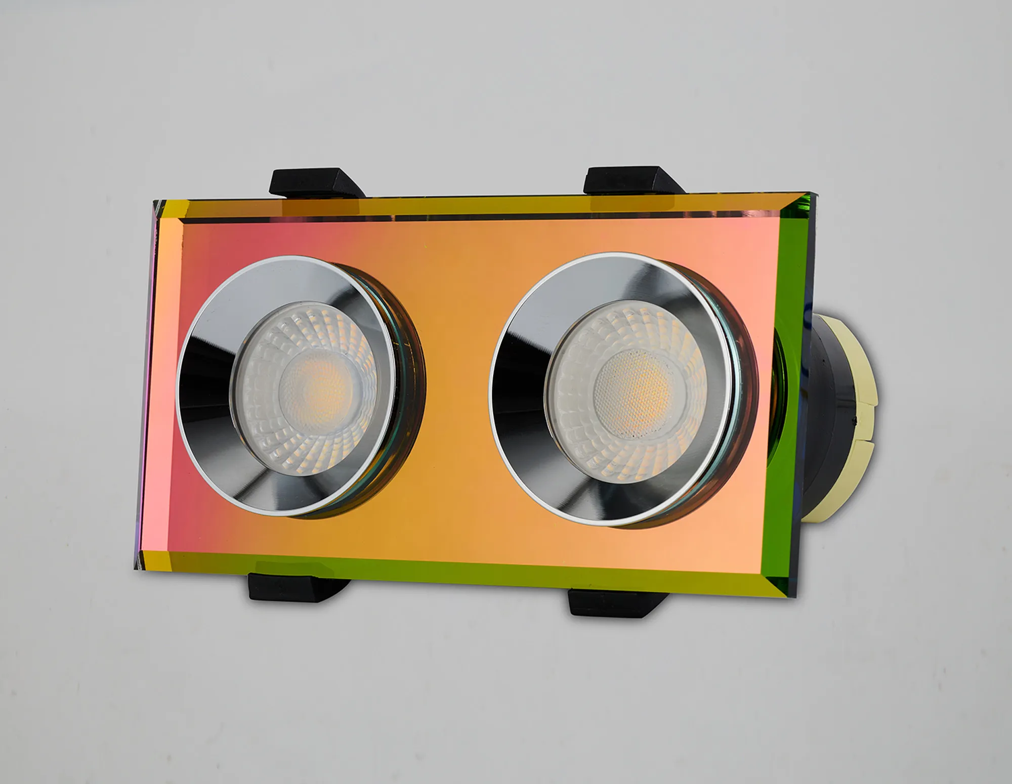 Zarya 8W Dual IP65 Crystal Fire-Rated Downlight - Rectangular - Image 10