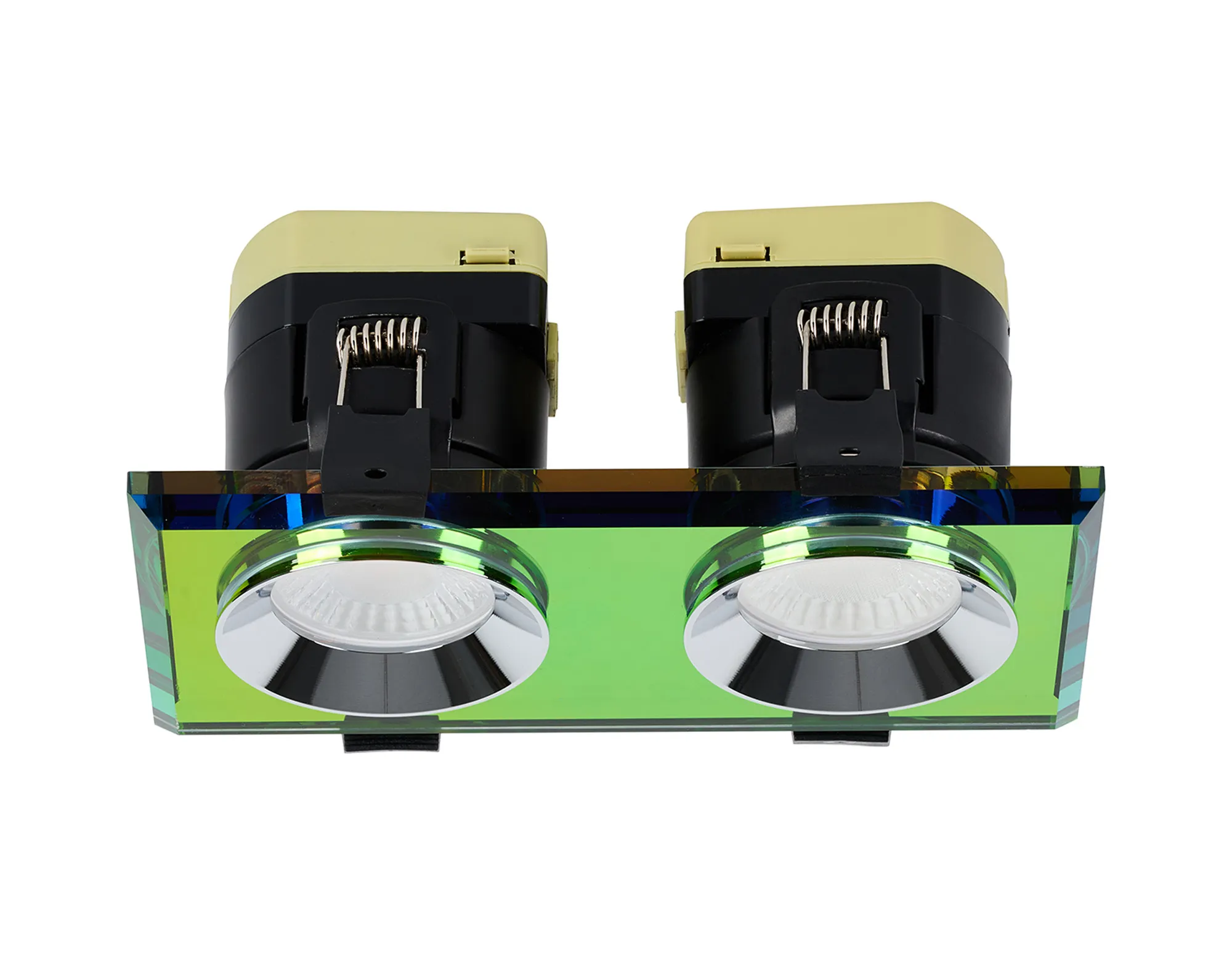 Zarya 8W Dual IP65 Crystal Fire-Rated Downlight - Rectangular - Image 3