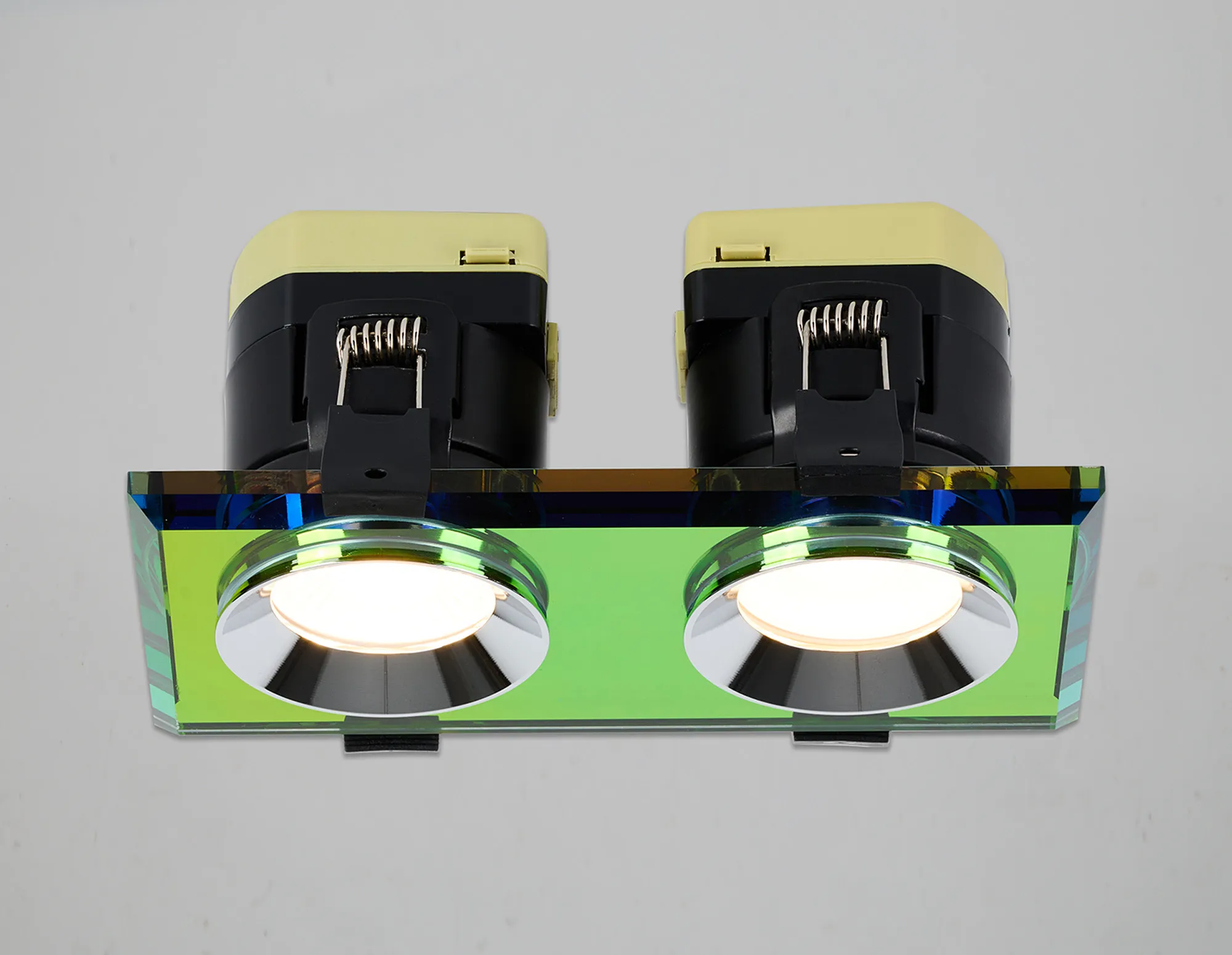 Zarya 8W Dual IP65 Crystal Fire-Rated Downlight - Rectangular - Image 6