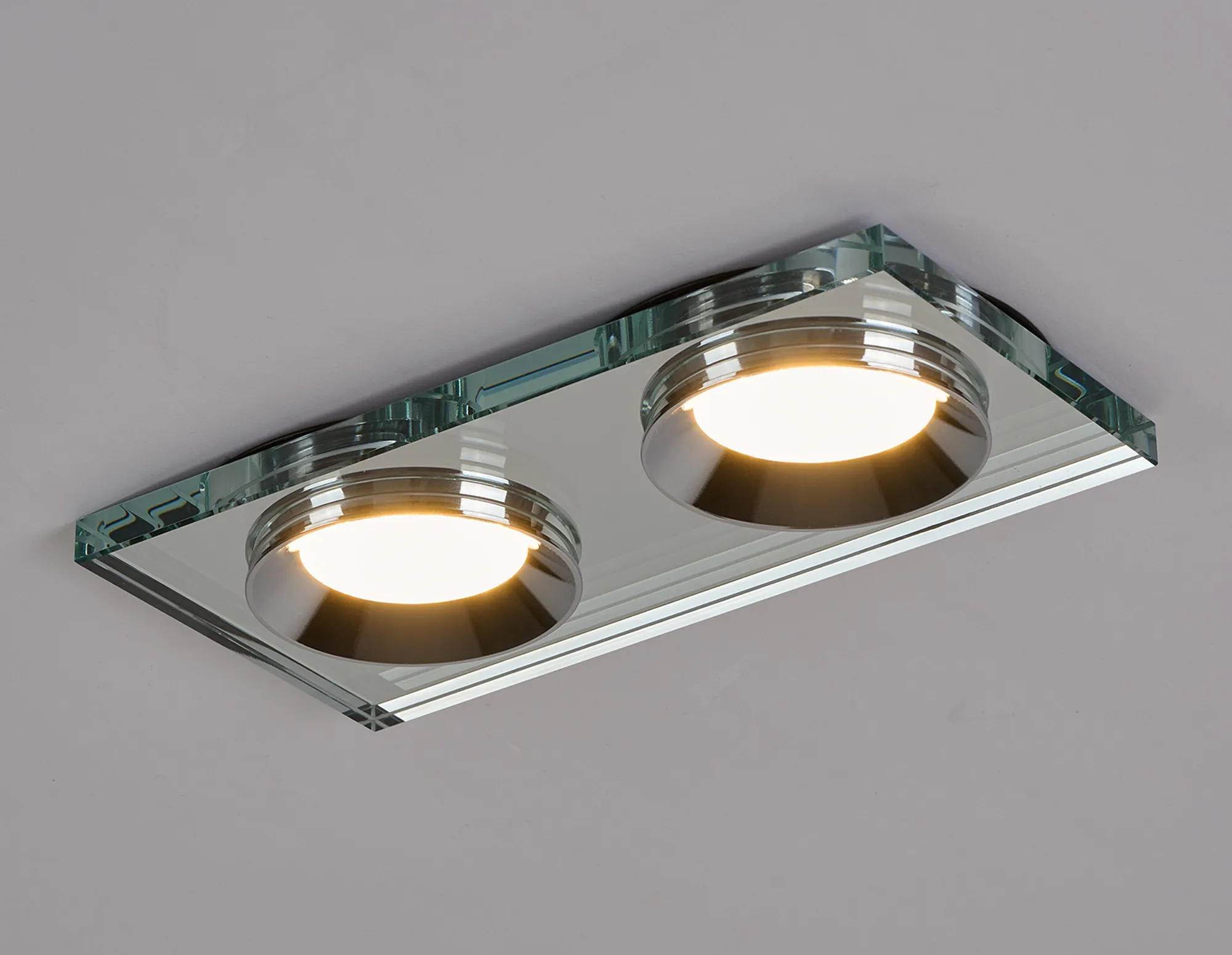 Zarya 8W Dual IP65 Crystal Fire-Rated Downlight - Rectangular - Image 9