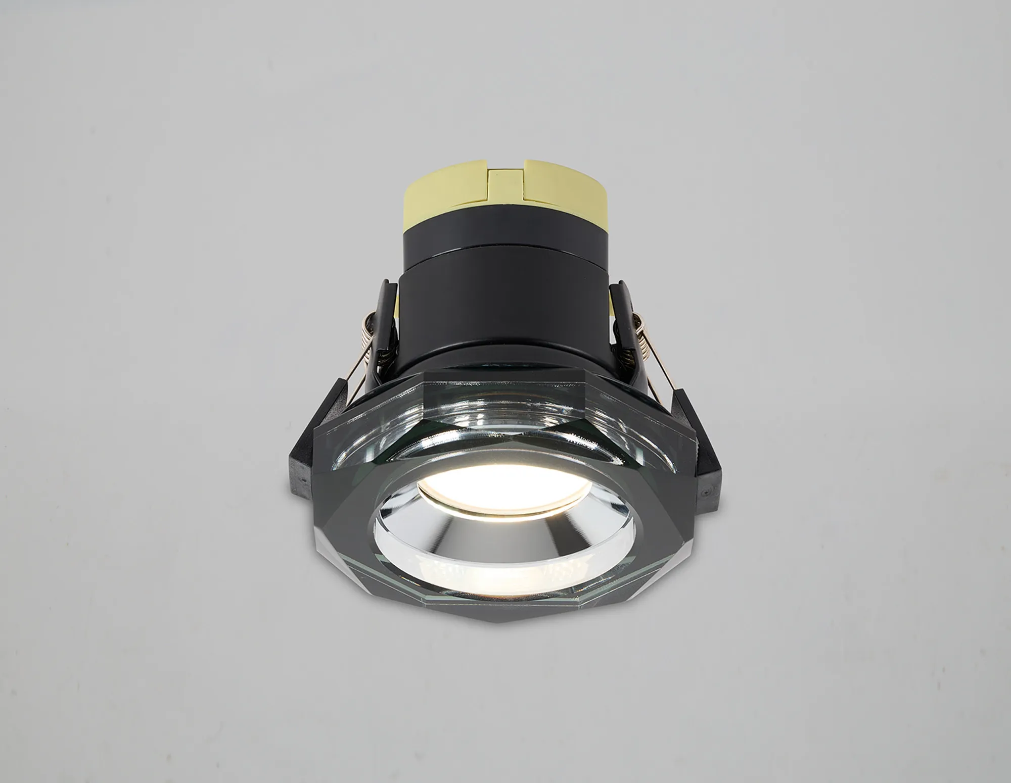 Zarya 8W IP65 Crystal Bubble Fire-Rated Downlight - Octagonal - Image 2