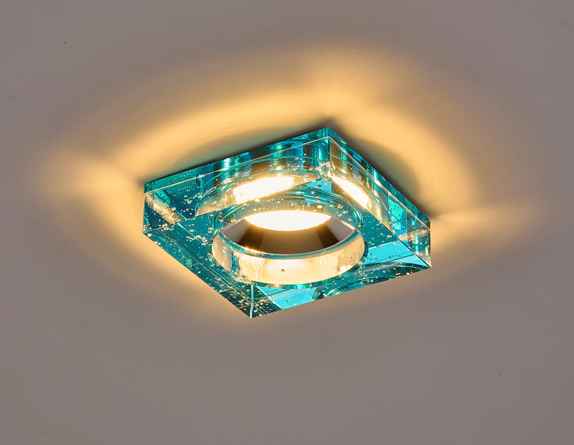 Zarya 8W IP65 Crystal Bubble Fire-Rated Downlight - Square - Image 12