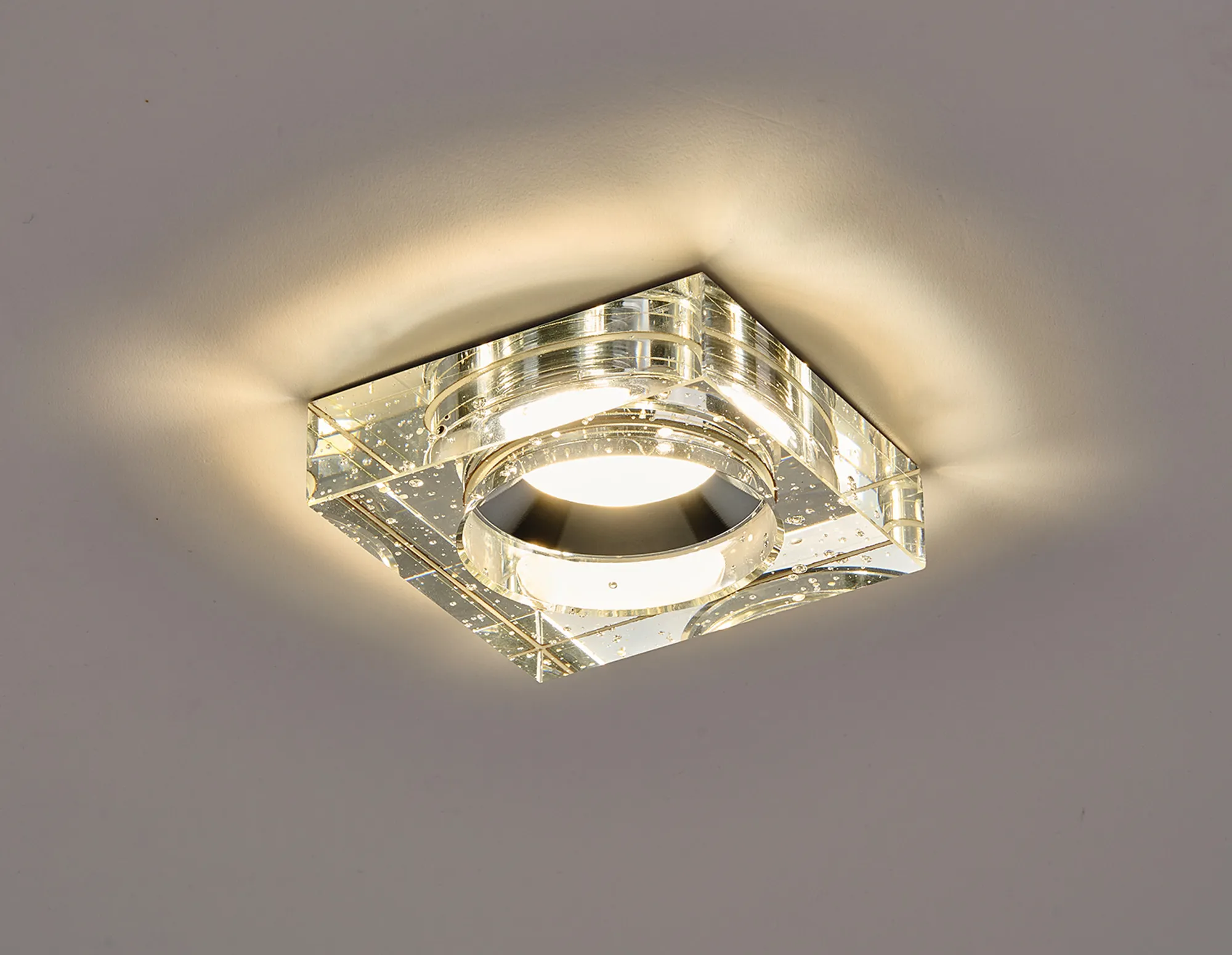 Zarya 8W IP65 Crystal Bubble Fire-Rated Downlight - Square - Image 15