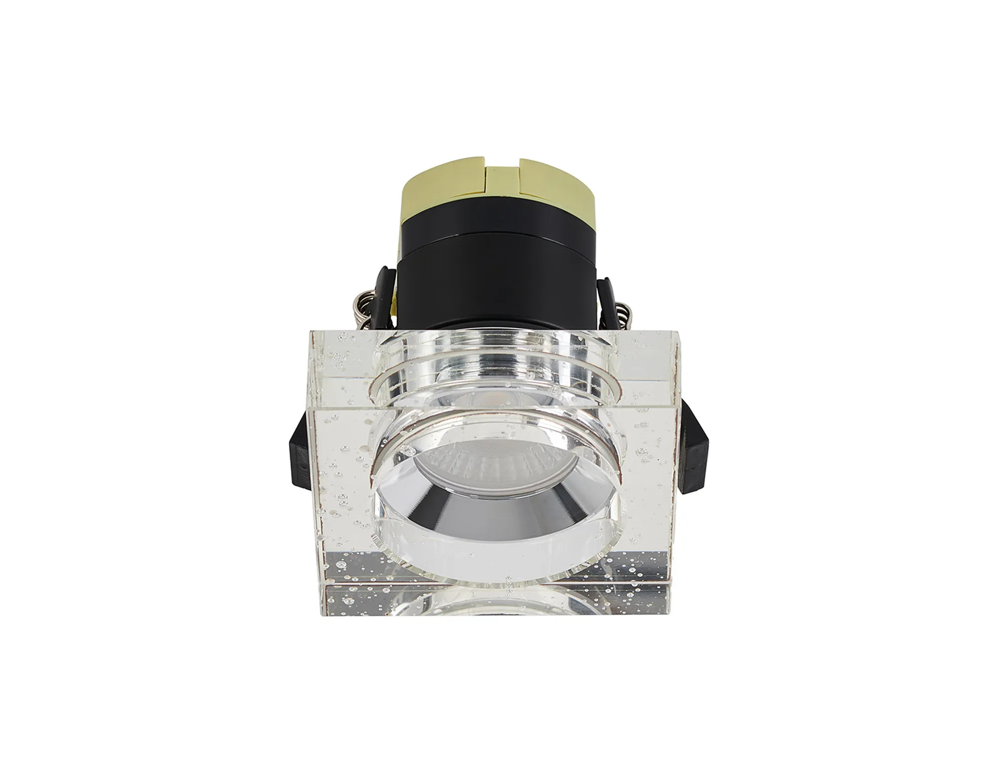 Zarya 8W IP65 Crystal Bubble Fire-Rated Downlight - Square - Image 2