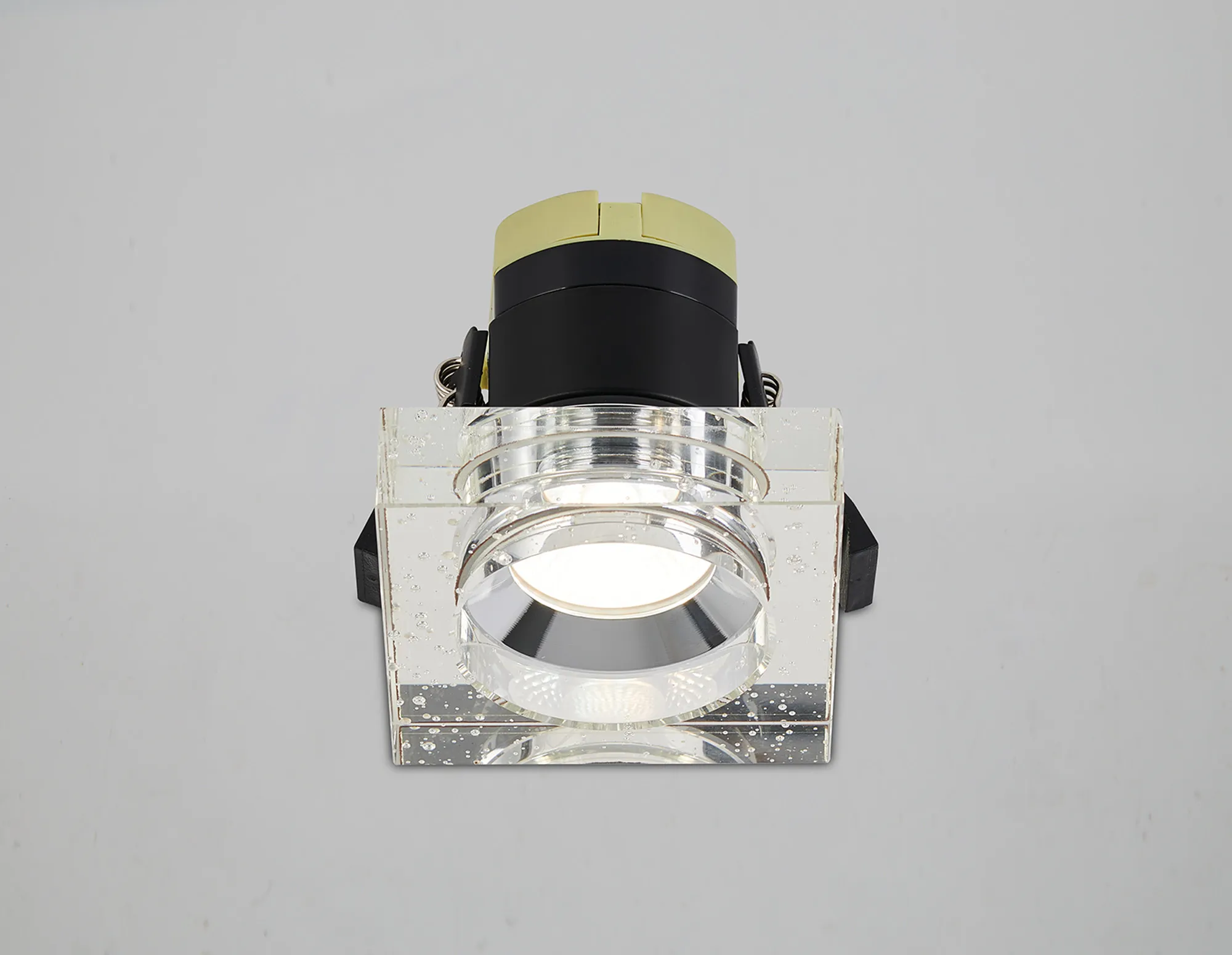 Zarya 8W IP65 Crystal Bubble Fire-Rated Downlight - Square - Image 5