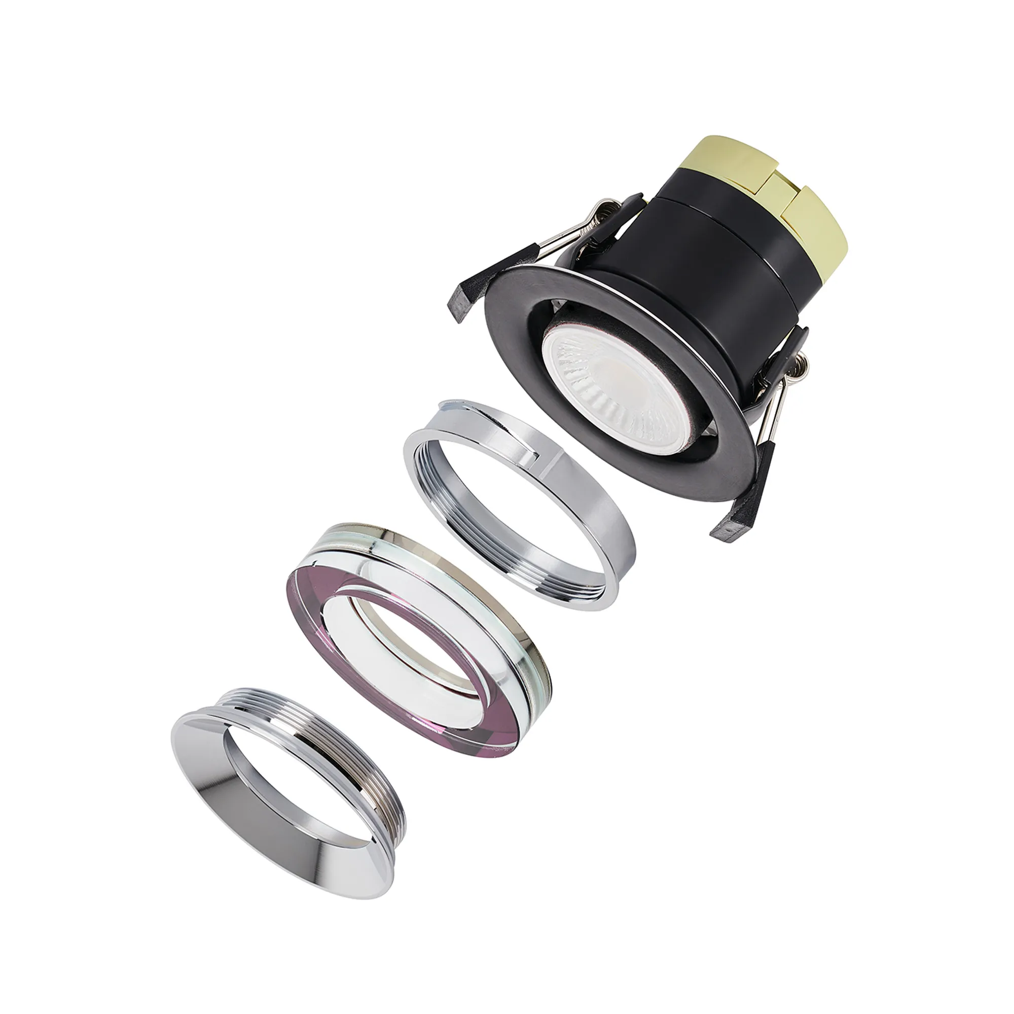 Zarya 8W IP65 Crystal Fire-Rated Downlight - Round - Image 18