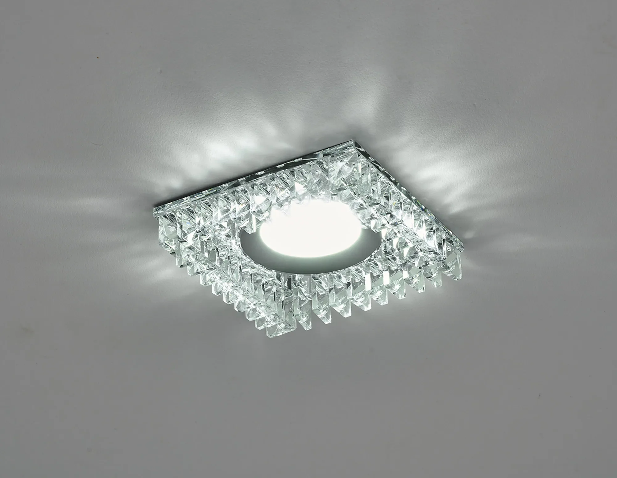 Zarya 8W IP65 Crystal Fire-Rated Downlight - Square Crystals - Image 18