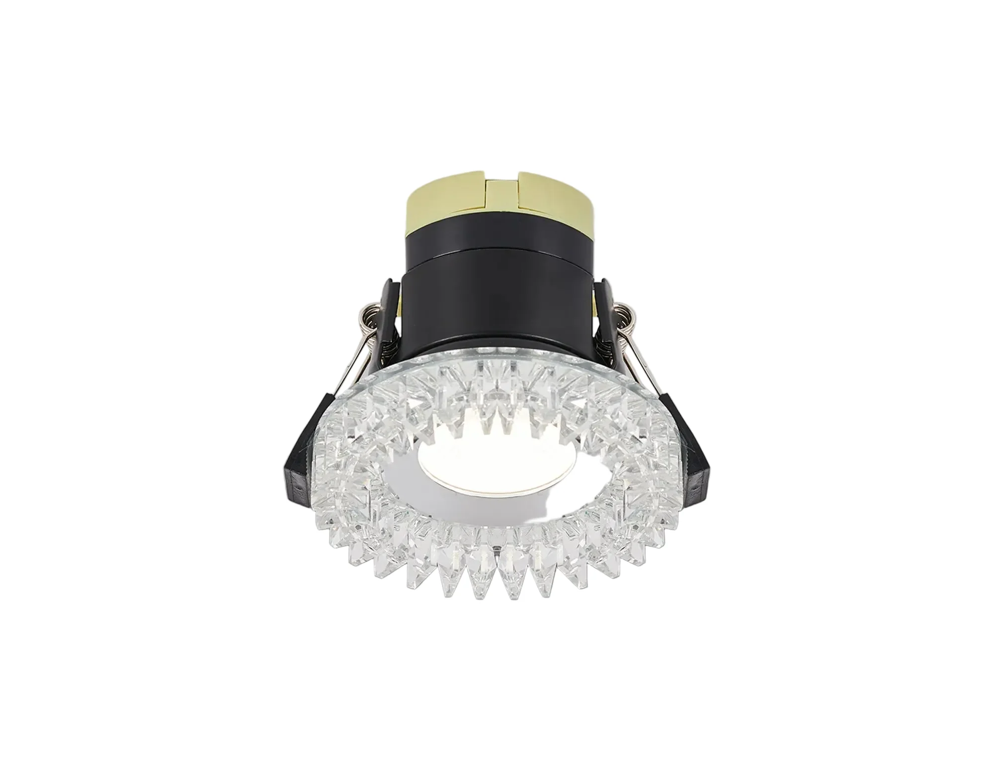 Zarya 8W IP65 Crystal Fire-Rated Downlight - Square Crystals - Image 2