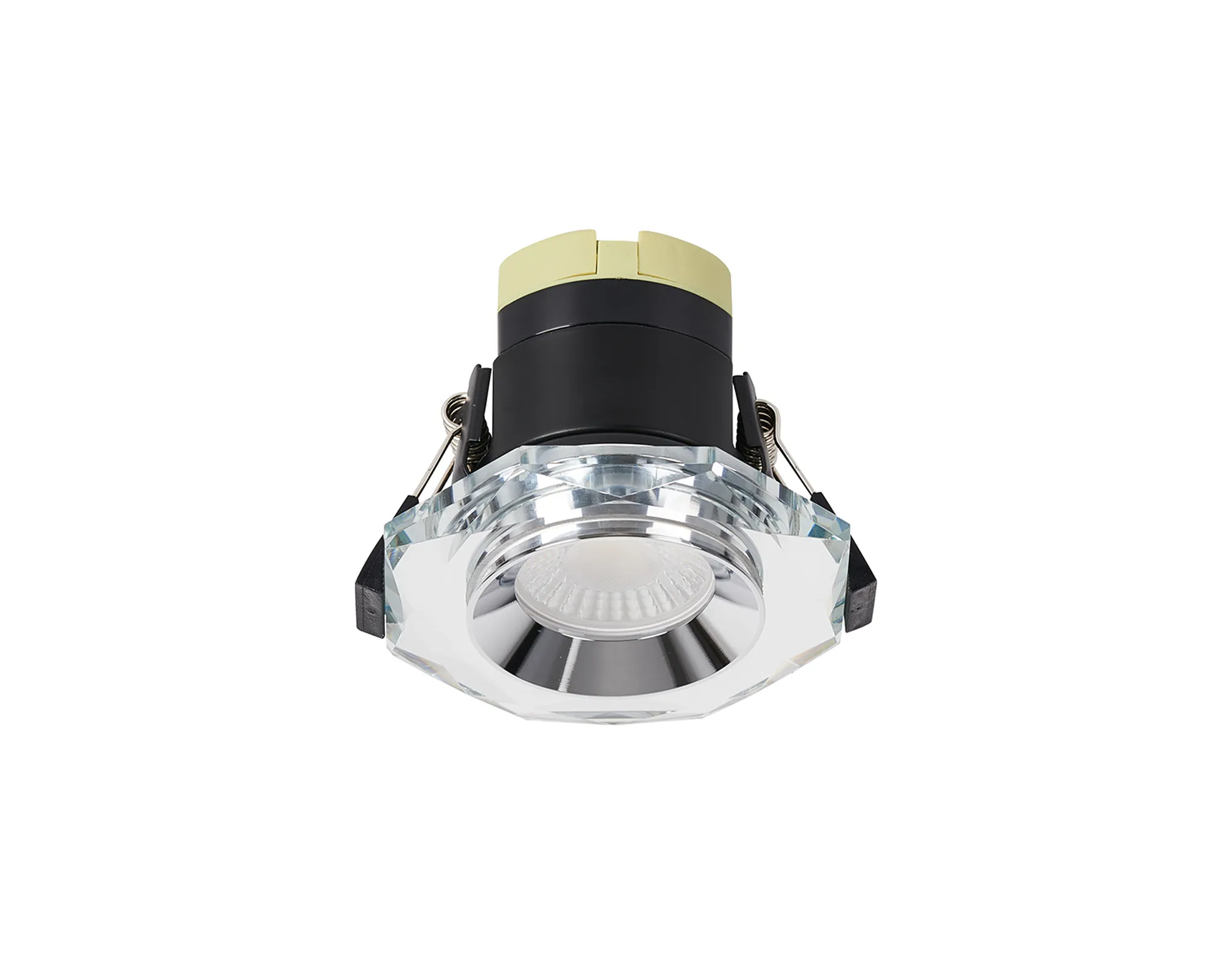 Zarya 8W IP65 Fire-Rated Downlight - Chamfered Square/Round - Image 3