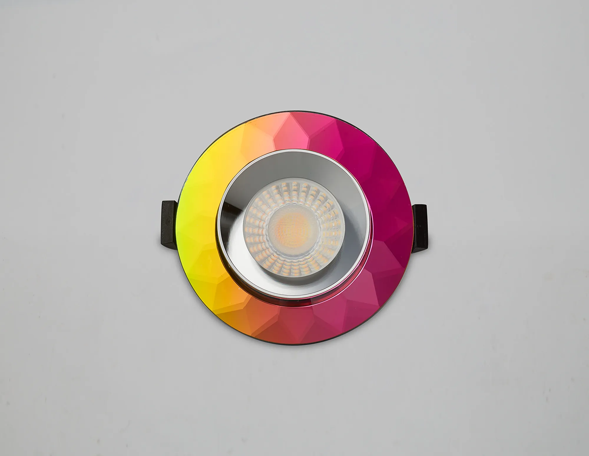 Zarya 8W IP65 Fire-Rated Downlight - Chamfered Crystal - Image 12