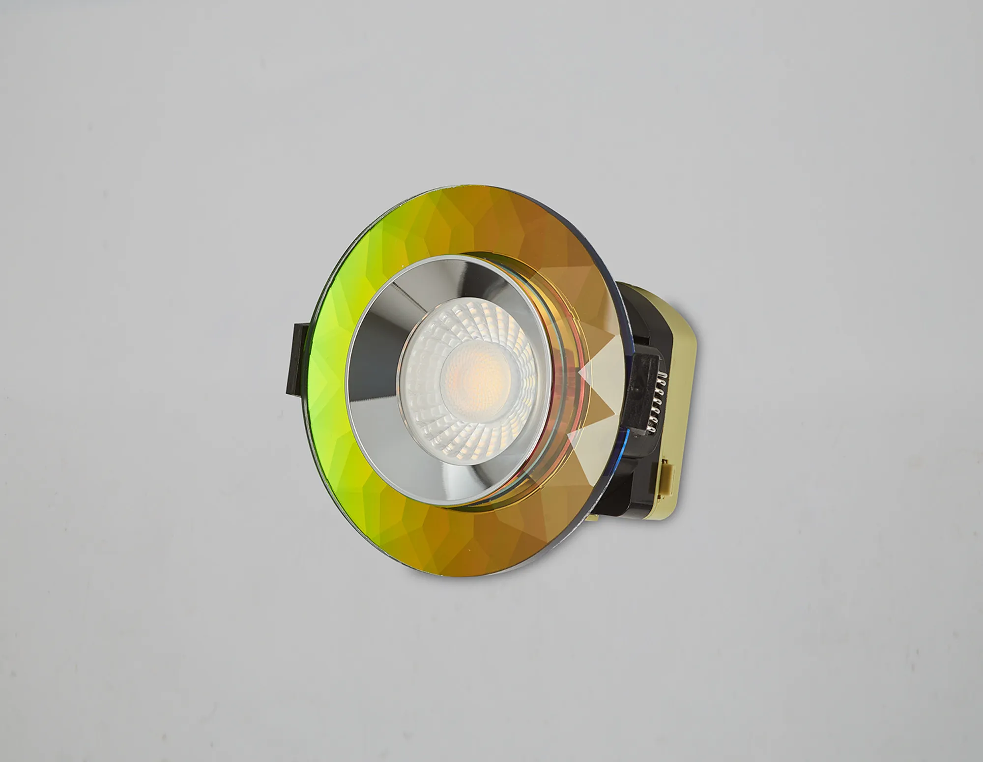 Zarya 8W IP65 Fire-Rated Downlight - Chamfered Crystal - Image 13