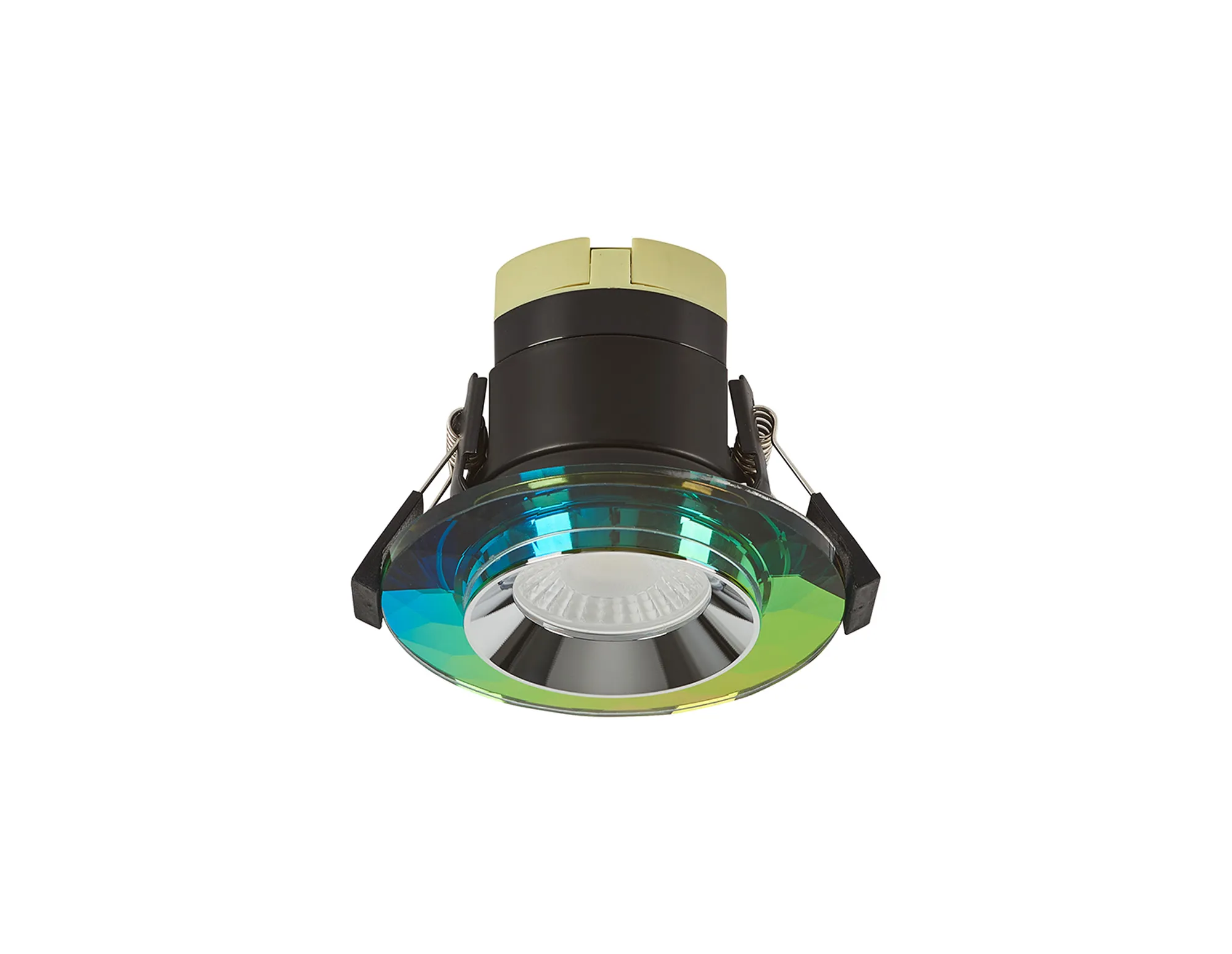 Zarya 8W IP65 Fire-Rated Downlight - Chamfered Crystal - Image 3