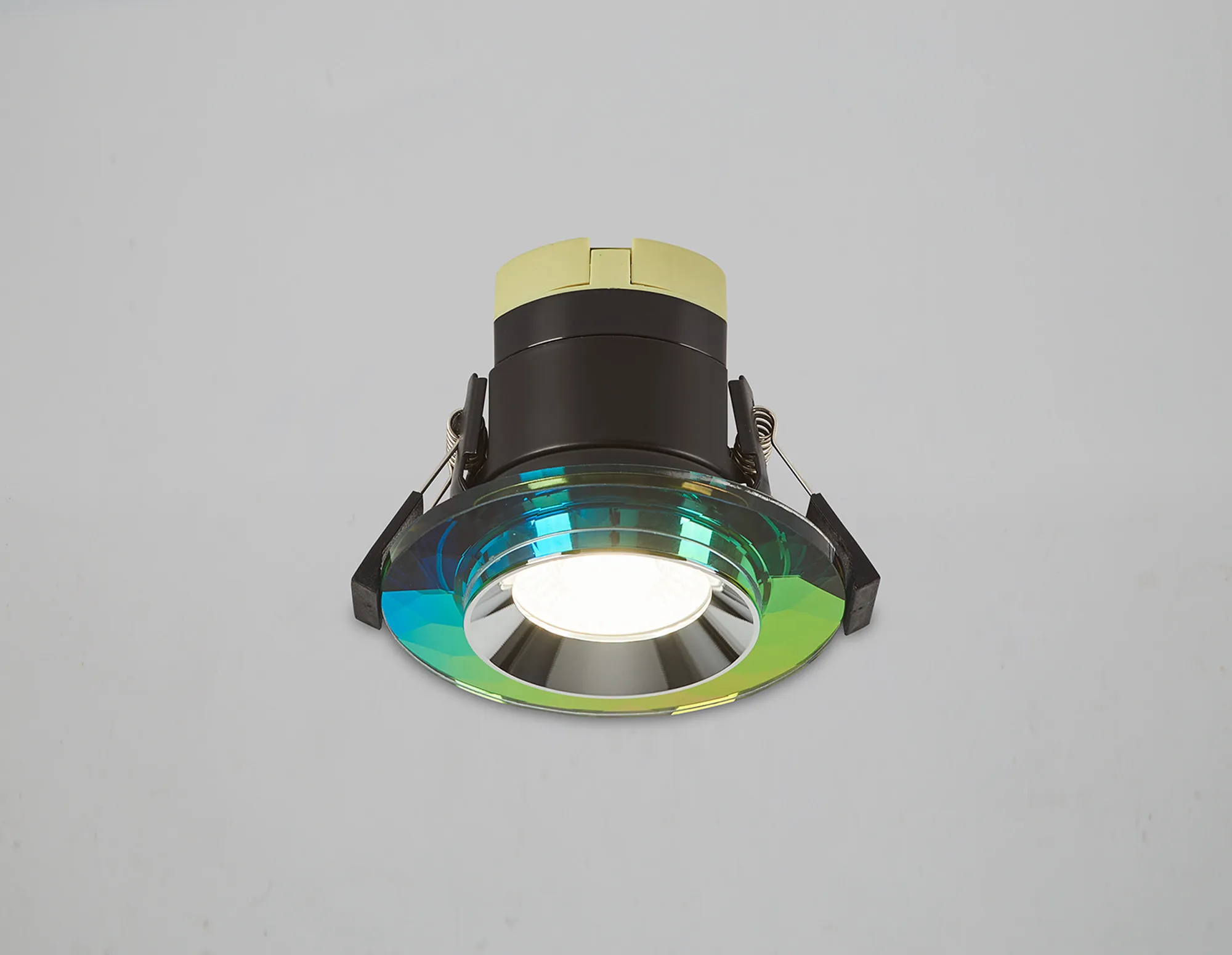 Zarya 8W IP65 Fire-Rated Downlight - Chamfered Crystal - Image 5