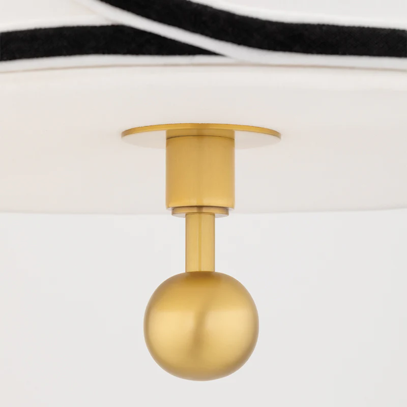 Zara 1Lt/ 3Lt Pendant - Aged Brass - Image 3