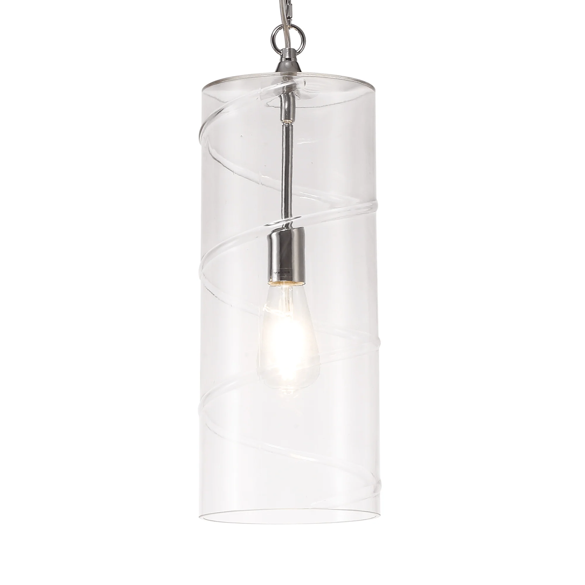 Zara Pendant Antique Brass/Amber, Chrome/Clear, Matt Brass/Smoked - Image 11