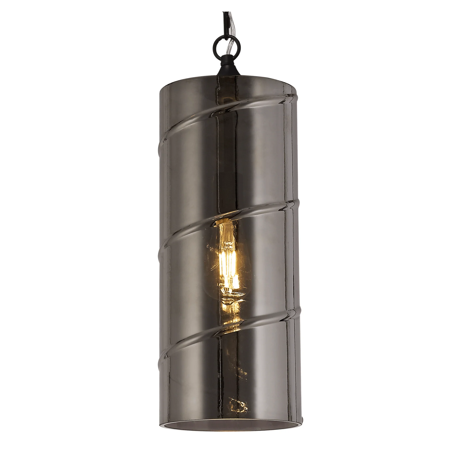 Zara Pendant Antique Brass/Amber, Chrome/Clear, Matt Brass/Smoked - Image 7