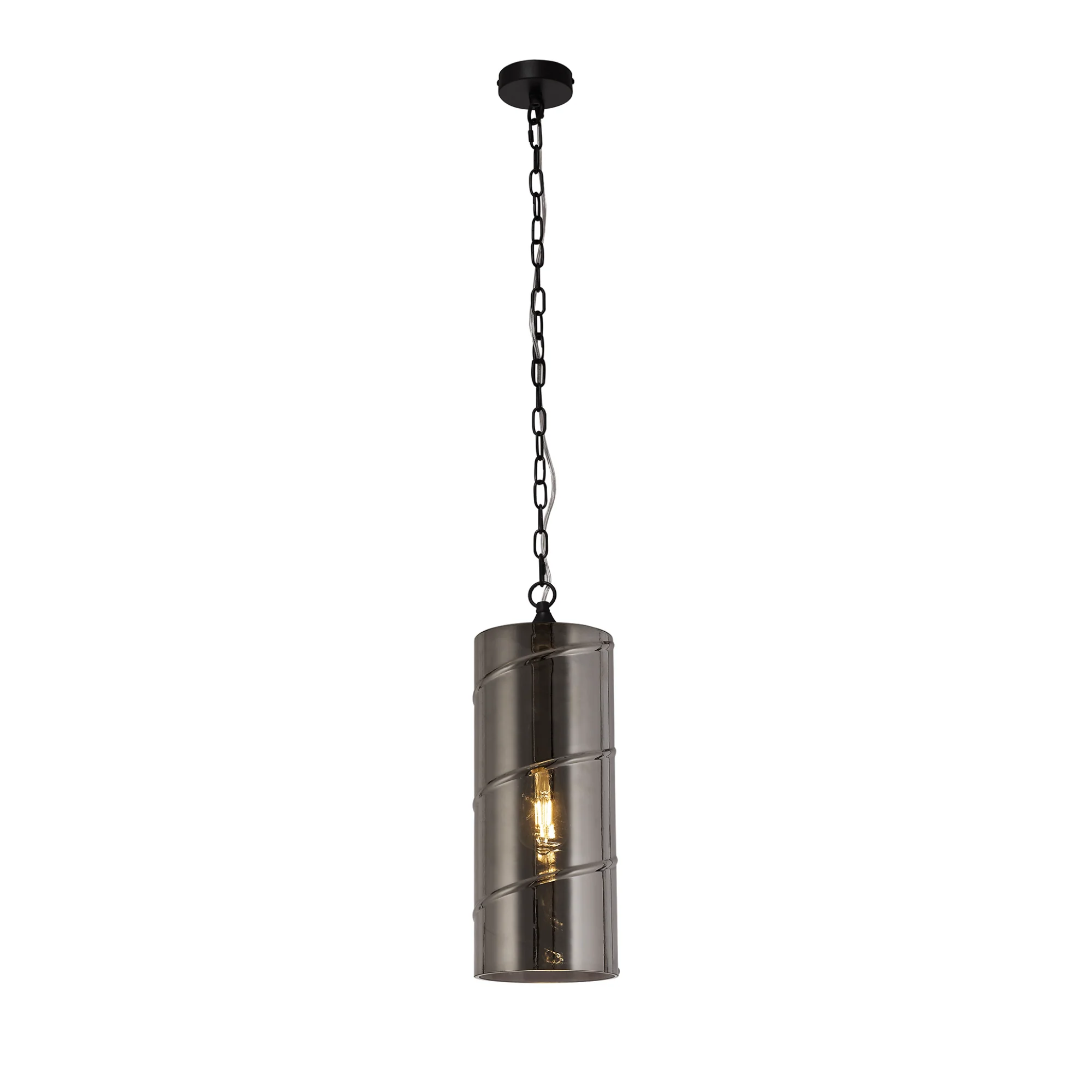 Zara Pendant Antique Brass/Amber, Chrome/Clear, Matt Brass/Smoked - Image 9