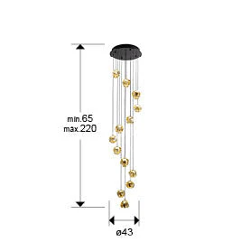 Zaria- Lamp 5/13L- Clear/Amber Dim Ip20 Integrated Led - Image 20