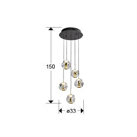Zaria- Lamp 5/13L- Clear/Amber Dim Ip20 Integrated Led - Image 7