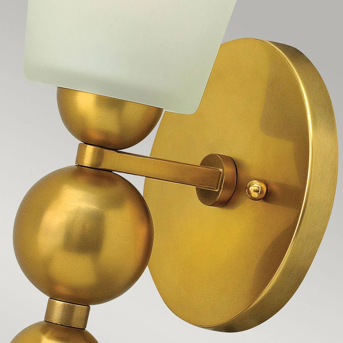 Zelda 1 Light Wall Light – Vintage Brass/Polished Nickel - Image 2
