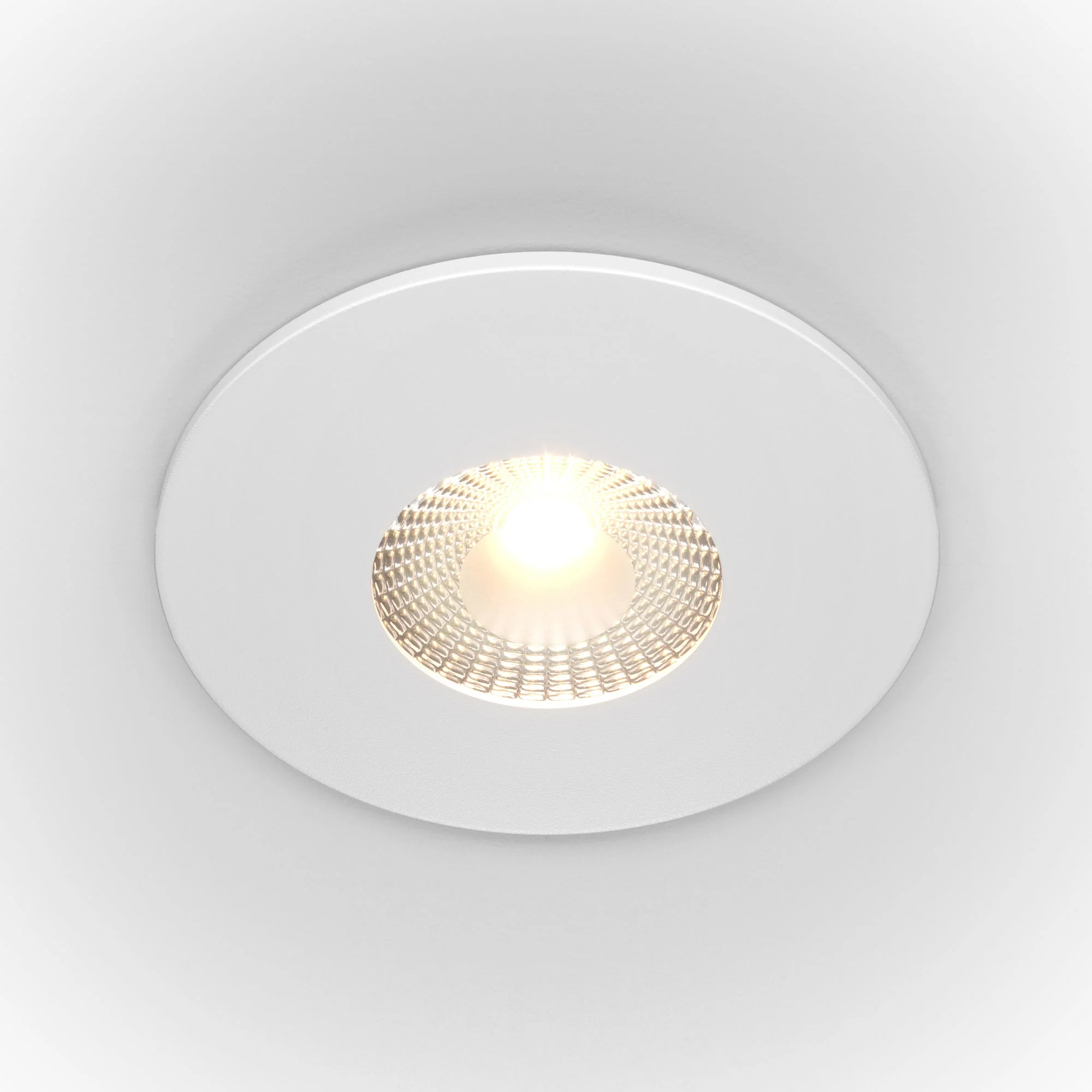 Zen LED Flush Light - Black/White Finish - Image 2