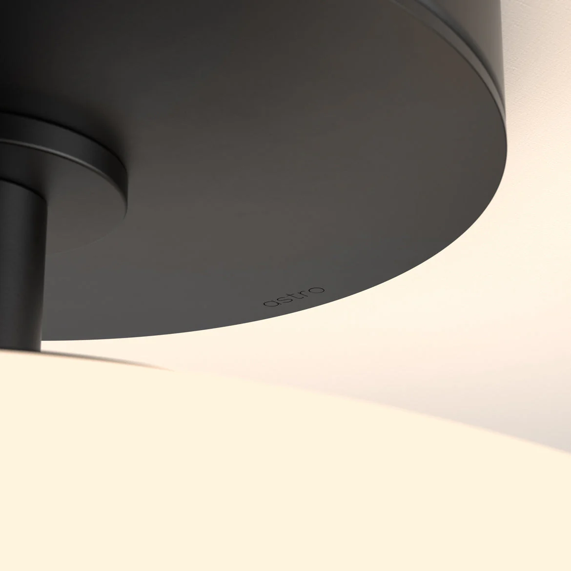 Zeppo Ceiling Light IP44 - Matt Black/Polished Chrome - Image 4