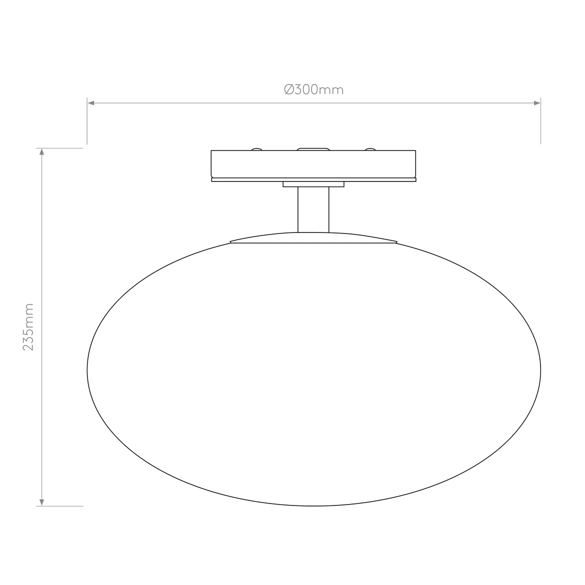 Zeppo Ceiling Light IP44 - Matt Black/Polished Chrome - Image 5