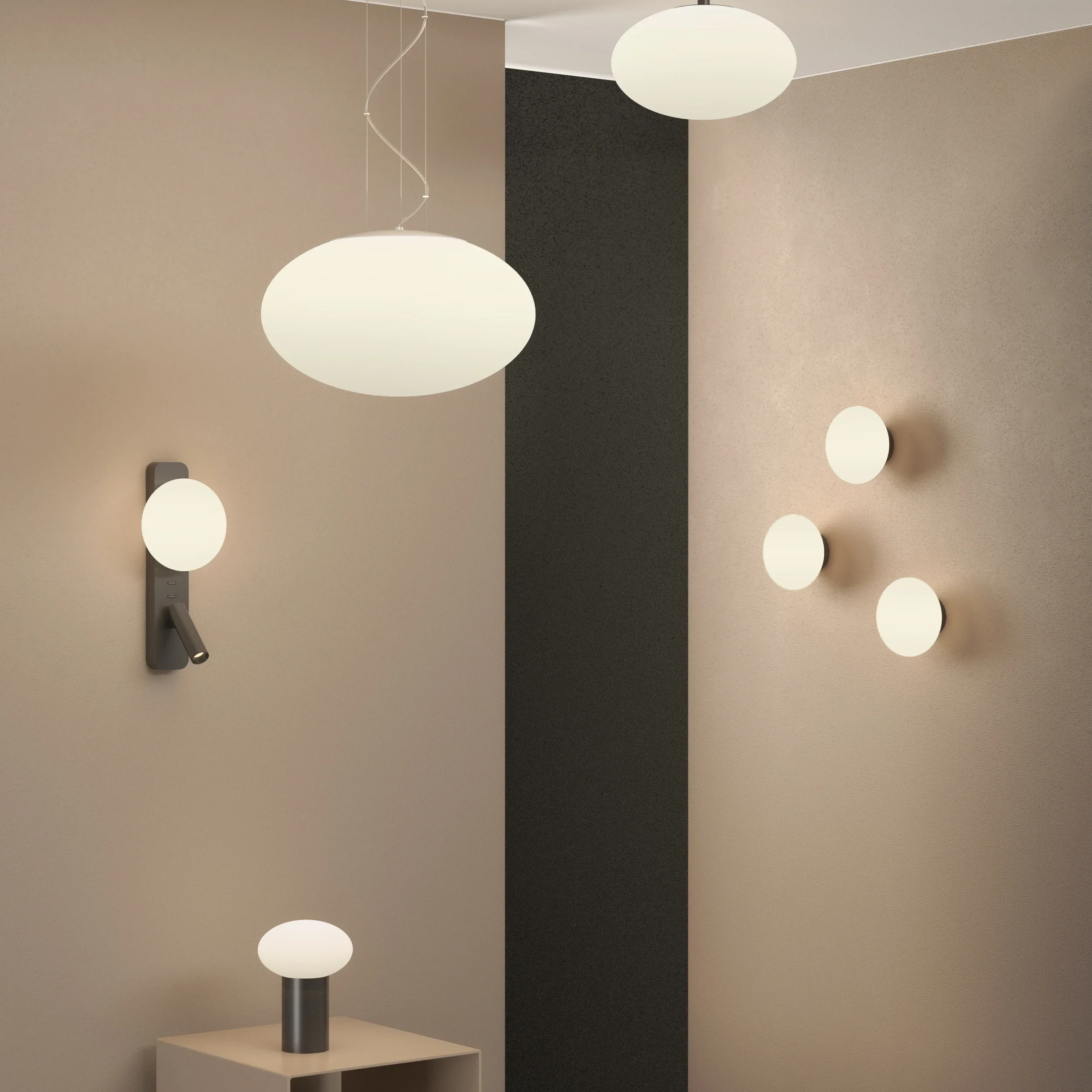 Zeppo Wall Light- Matt Black/ Polished Chrome/ Brushed Brass Finish - Image 7