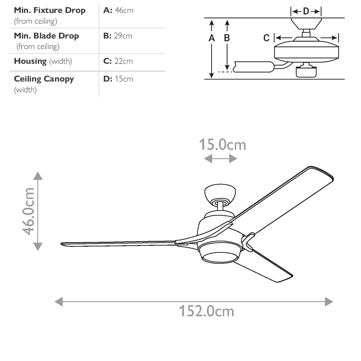 Zeus - 60in / 152cm Fan - Brushed Nickel and White - Image 12