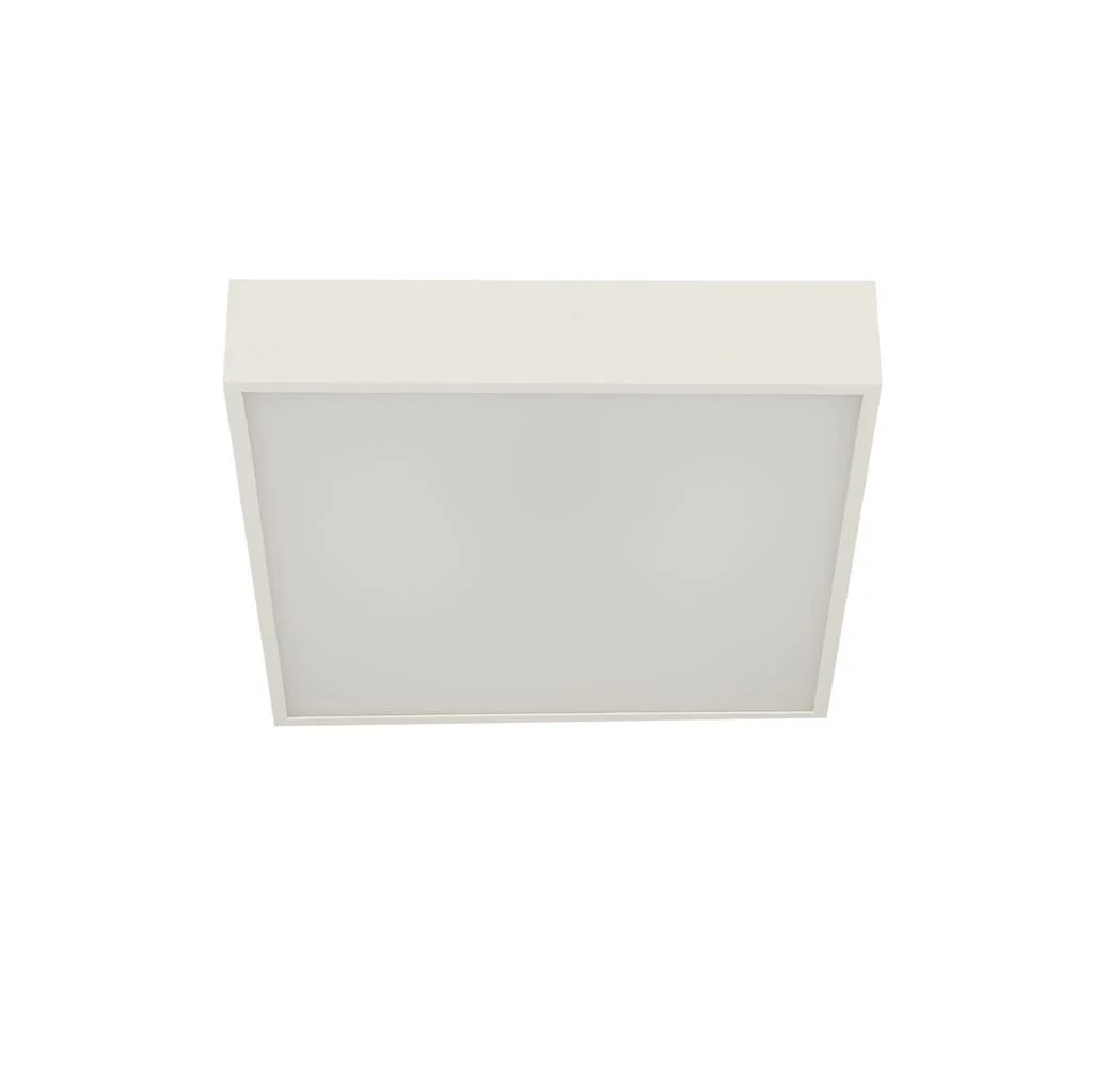 Zeus Bathroom Ceiling Light - White Metal/Black Metal & Opal IP44 - Image 4